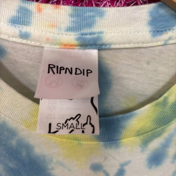 RIPNDIP Smokin Lord Nermal Tie Dye T-Shirt Small - Picture 4 of 4